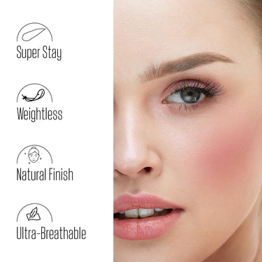 Beauty Berry Dream Matte Blush - 02 Hot Pink, 7g | Lightweight, Silky-Smooth Texture, Ultra Matte Blusher Palette | Highly Pigmented & Blendable Shades, Blusher for Face Makeup